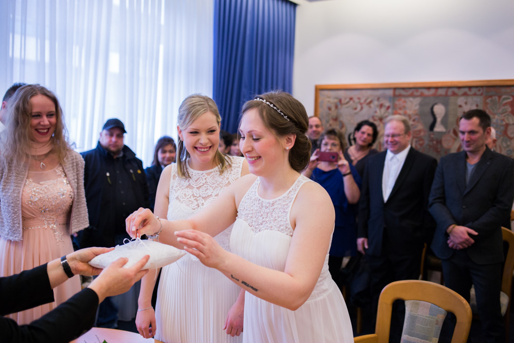 Hochzeit im Standesamt Wandsbek und Ohlendorffsche Villa in Volksdorf